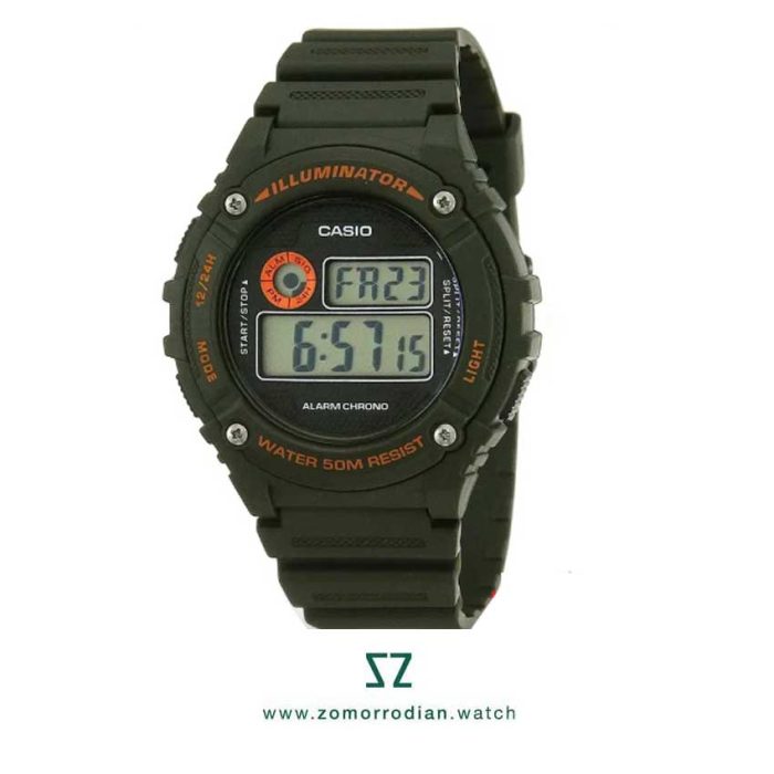 ساعت مچی کاسیو جنرال مدل W-216H-3BVDF گالری ساعت زمردیان - تصویر 1