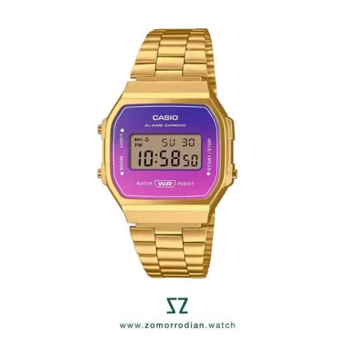 ساعت مچی کاسیو جنرال مدل A168WERB-2ADF گالری ساعت زمردیان - تصویر 1