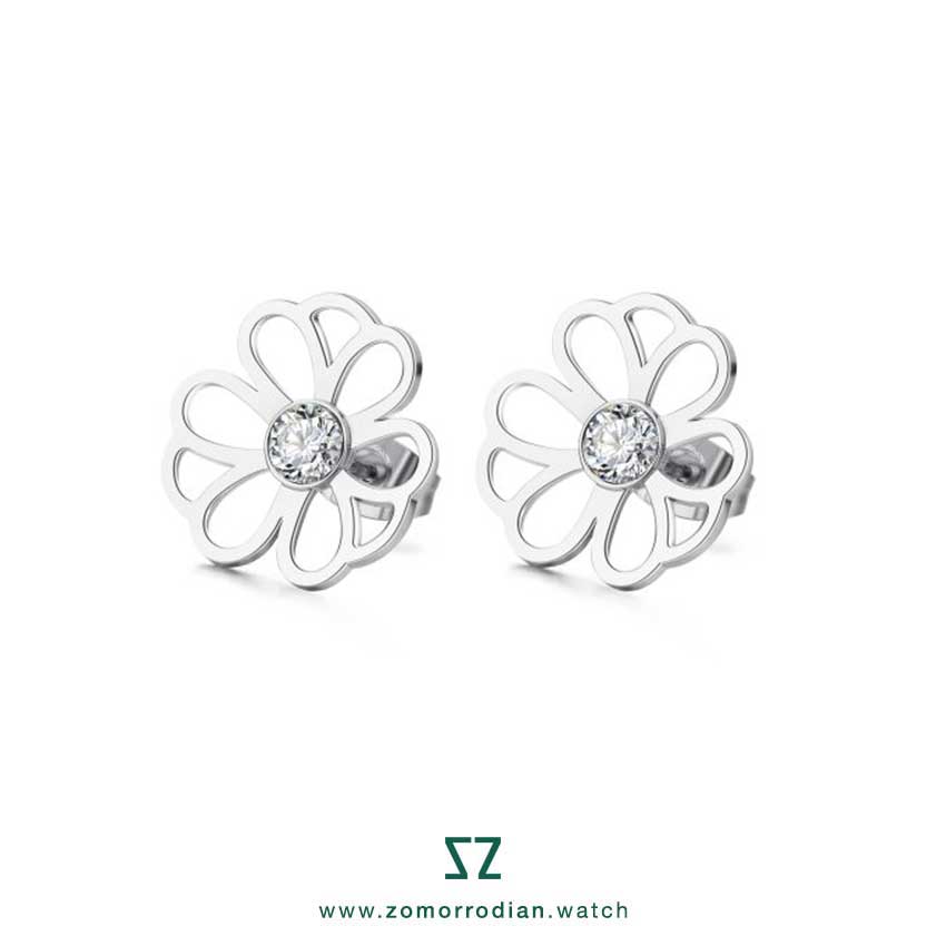 گوشواره-برازوی-مدل-BKE23-گالری-ساعت-زمردیان گوشواره برازوی مدل BKE23 گالری ساعت زمردیان - Image 1