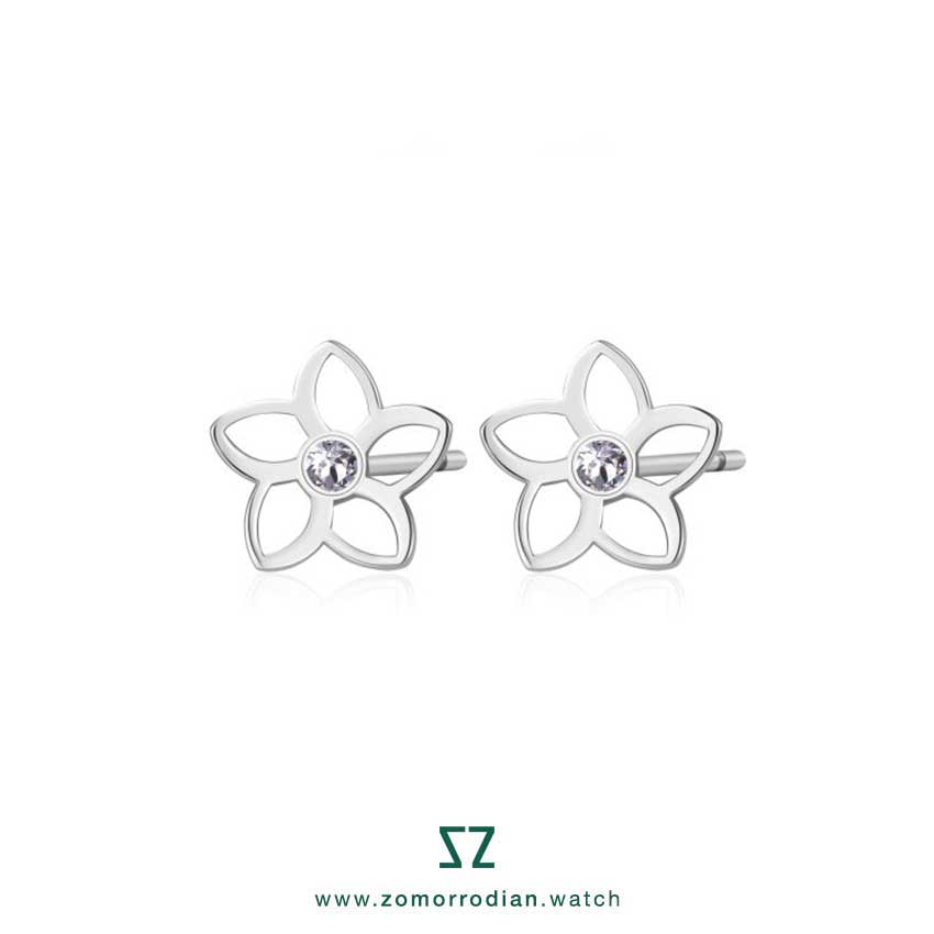 گوشواره-برازوی-مدل-BKE25-گالری-ساعت-زمردیان گوشواره برازوی مدل BKE25 گالری ساعت زمردیان - Image 1