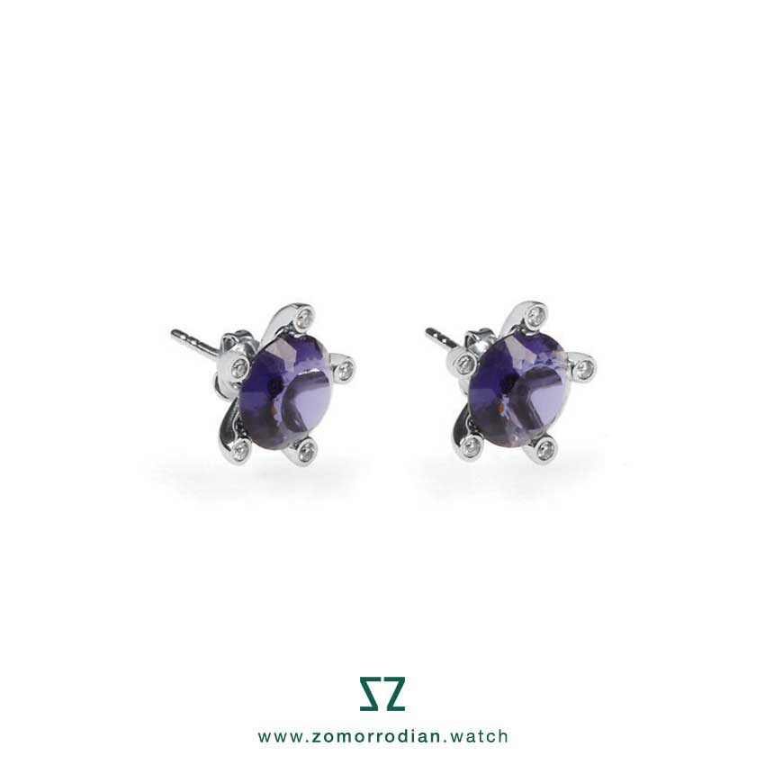 گوشواره-برازوی-مدل-BOR11-گالری-ساعت-زمردیان گوشواره برازوی مدل BOR11 گالری ساعت زمردیان - Image 1